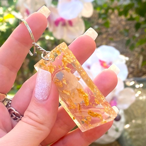 Blueberry Pancakes & Bacon Breakfast Keychain Resin Art 🥞🫐 🥓 - Picture 7 of 13